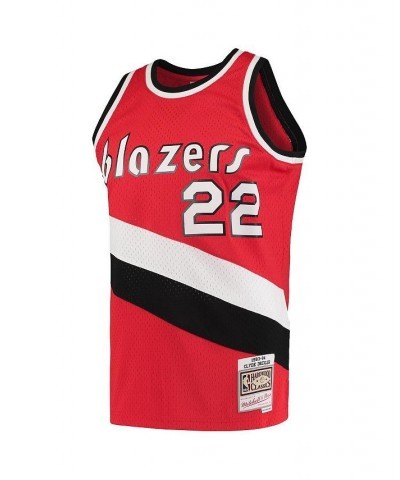 Men's Clyde Drexler Red Portland Trail Blazers Hardwood Classics 1983-84 Swingman Jersey $47.73 Jersey