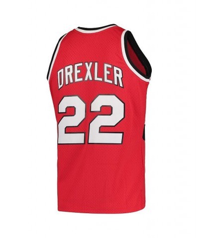 Men's Clyde Drexler Red Portland Trail Blazers Hardwood Classics 1983-84 Swingman Jersey $47.73 Jersey