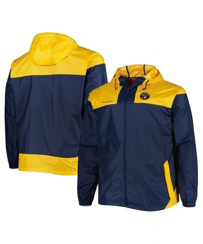 Men's Navy Milwaukee Brewers Flash Forward Challenger Big and Tall Omni-Shade Full-Zip Windbreaker $53.99 Jackets