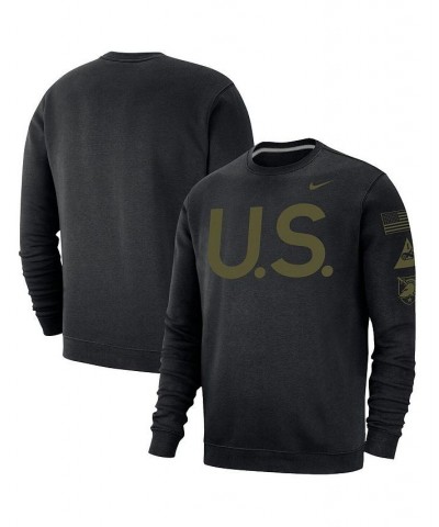 Men's Black Army Black Knights 1st Armored Division Old Ironsides Rivalry Club Fleece U.S. Logo Pullover Sweatshirt $39.74 Sw...