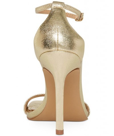 Women's Spree Two-Piece Dress Sandals Gold $29.27 Shoes