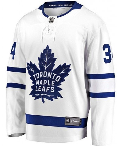 Men's Auston Matthews White Toronto Maple Leafs Away Premier Breakaway Player Jersey $68.45 Jersey