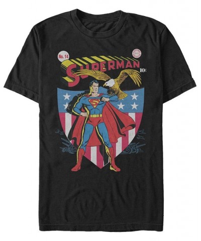 DC Men's Superman Classic Comic Cover Short Sleeve T-Shirt $16.80 T-Shirts