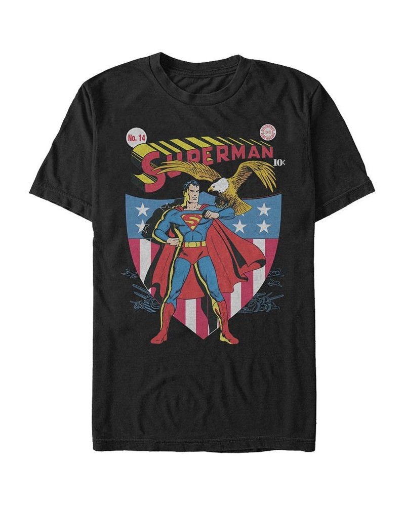 DC Men's Superman Classic Comic Cover Short Sleeve T-Shirt $16.80 T-Shirts