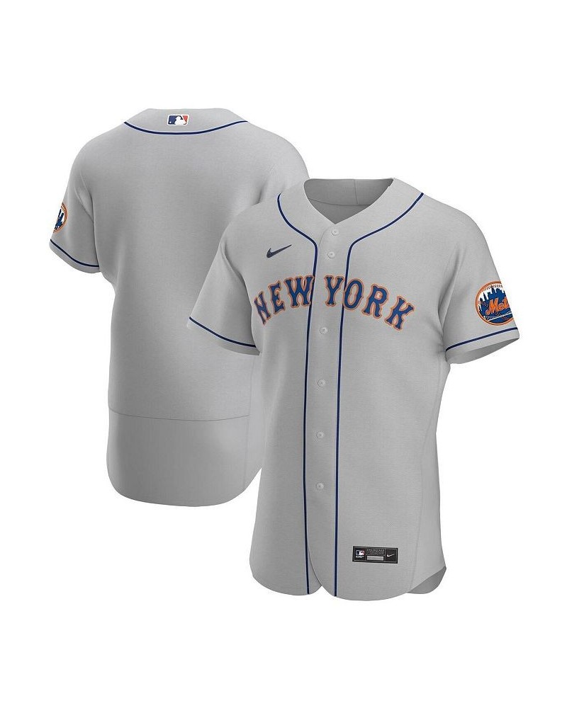 Men's Gray New York Mets Road Authentic Team Jersey $117.00 Jersey