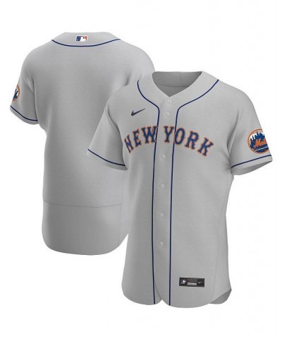 Men's Gray New York Mets Road Authentic Team Jersey $117.00 Jersey