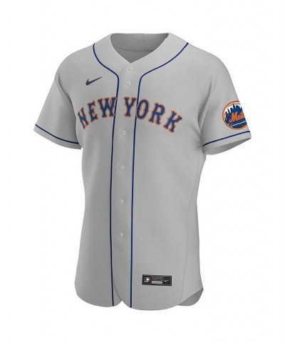 Men's Gray New York Mets Road Authentic Team Jersey $117.00 Jersey