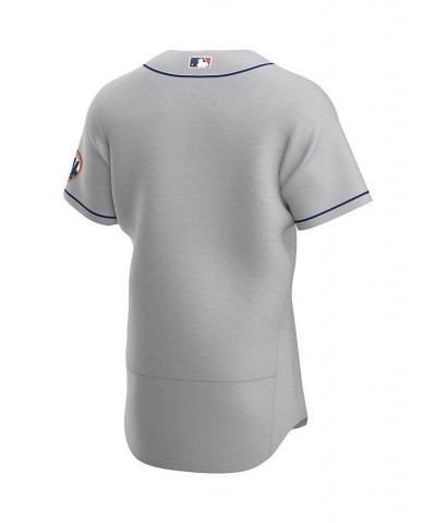 Men's Gray New York Mets Road Authentic Team Jersey $117.00 Jersey