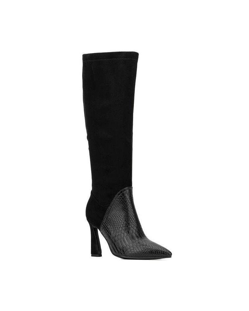 Women's Mia Tall Boot Black $44.11 Shoes