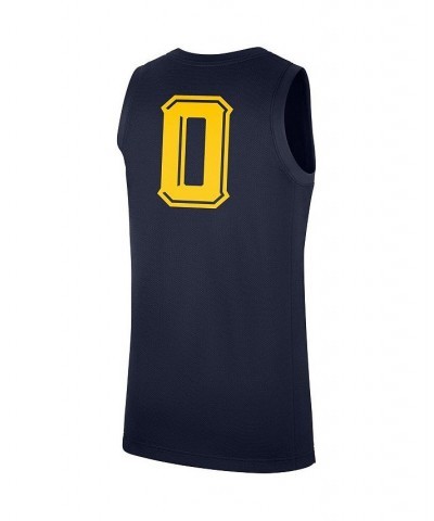 Men's Brand 0 Navy Marquette Golden Eagles Replica Basketball Jersey $40.80 Jersey