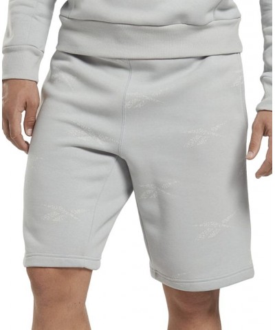 Men's Drawstring Logo Fleece Shorts Gray $25.80 Shorts