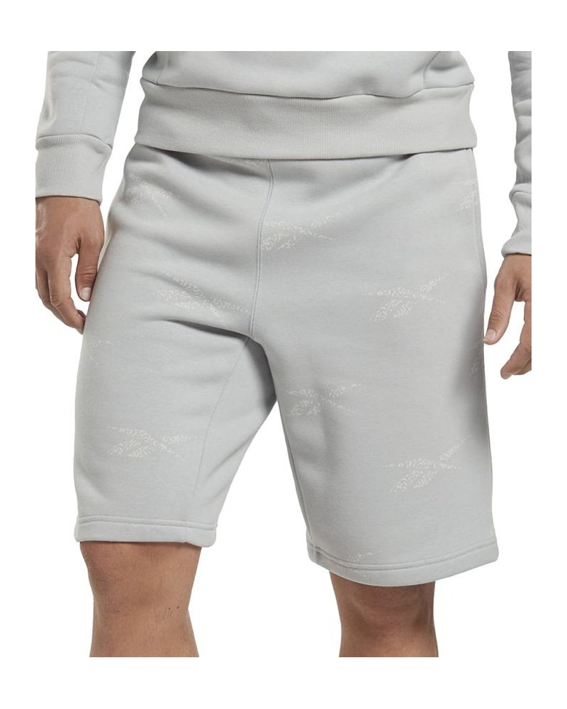 Men's Drawstring Logo Fleece Shorts Gray $25.80 Shorts