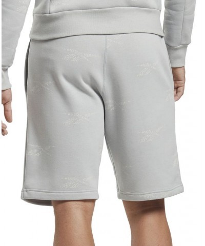 Men's Drawstring Logo Fleece Shorts Gray $25.80 Shorts