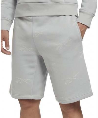 Men's Drawstring Logo Fleece Shorts Gray $25.80 Shorts