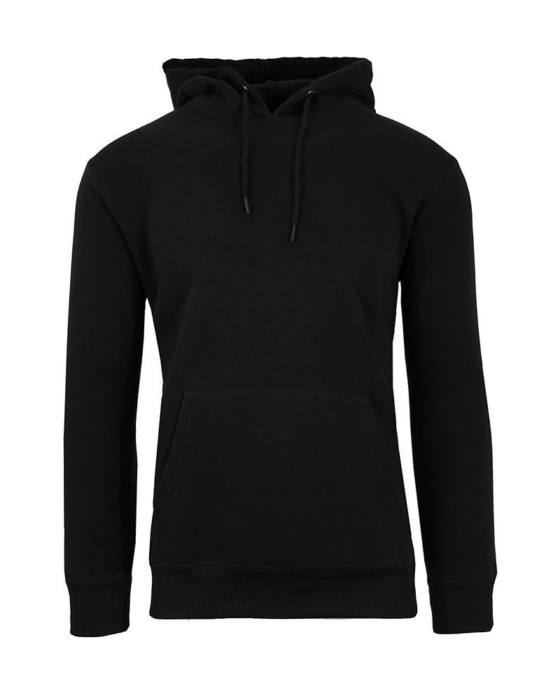 Men's Slim-Fit Fleece-Lined Pullover Hoodie Black $27.50 Sweatshirt