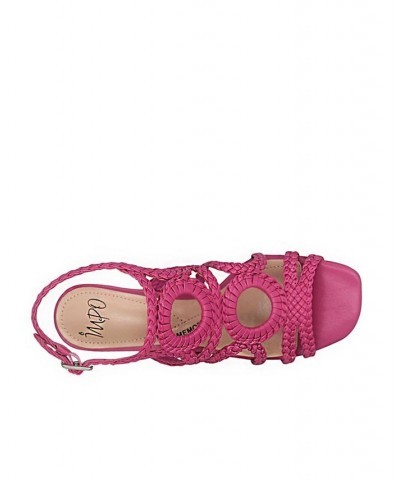 Women's Neha Woven Memory Foam Sandal Pink $39.60 Shoes