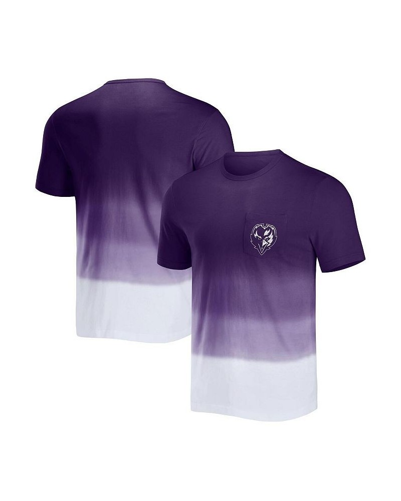 Men's NFL x Darius Rucker Collection by Purple and White Baltimore Ravens Dip Dye Pocket T-shirt $22.56 T-Shirts