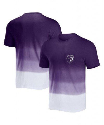 Men's NFL x Darius Rucker Collection by Purple and White Baltimore Ravens Dip Dye Pocket T-shirt $22.56 T-Shirts