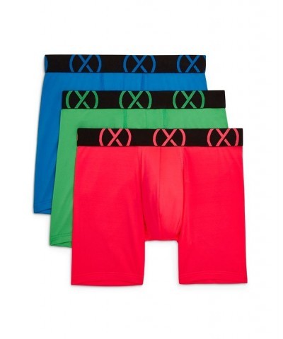 Men's Micro Sport 6" Performance Ready Boxer Brief, Pack of 3 Electric Blue, Diva Pink, Electric Green $23.40 Underwear