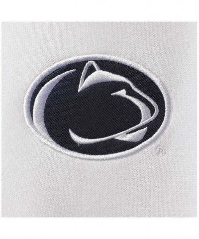 Men's White Penn State Nittany Lions Tortugas Logo Quarter-Zip Jacket $27.00 Sweatshirt