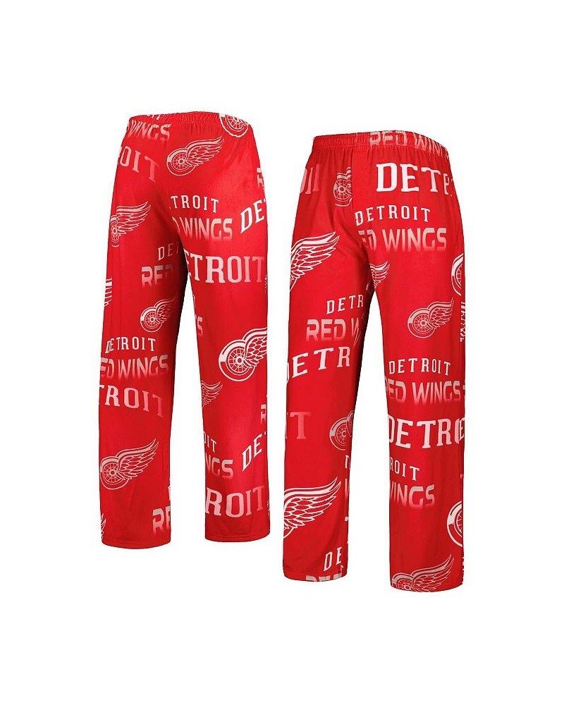 Men's Red Carolina Hurricanes Windfall Allover Microfleece Pajama Pants $20.68 Pajama