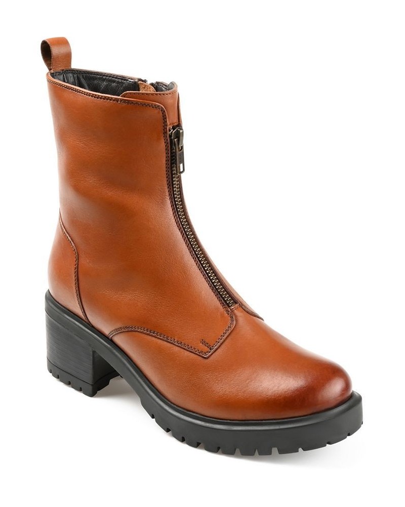 Women's Norrah Bootie Brown $78.20 Shoes