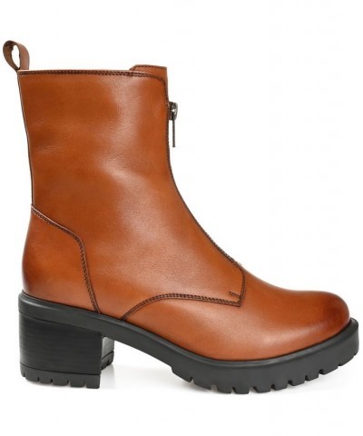 Women's Norrah Bootie Brown $78.20 Shoes