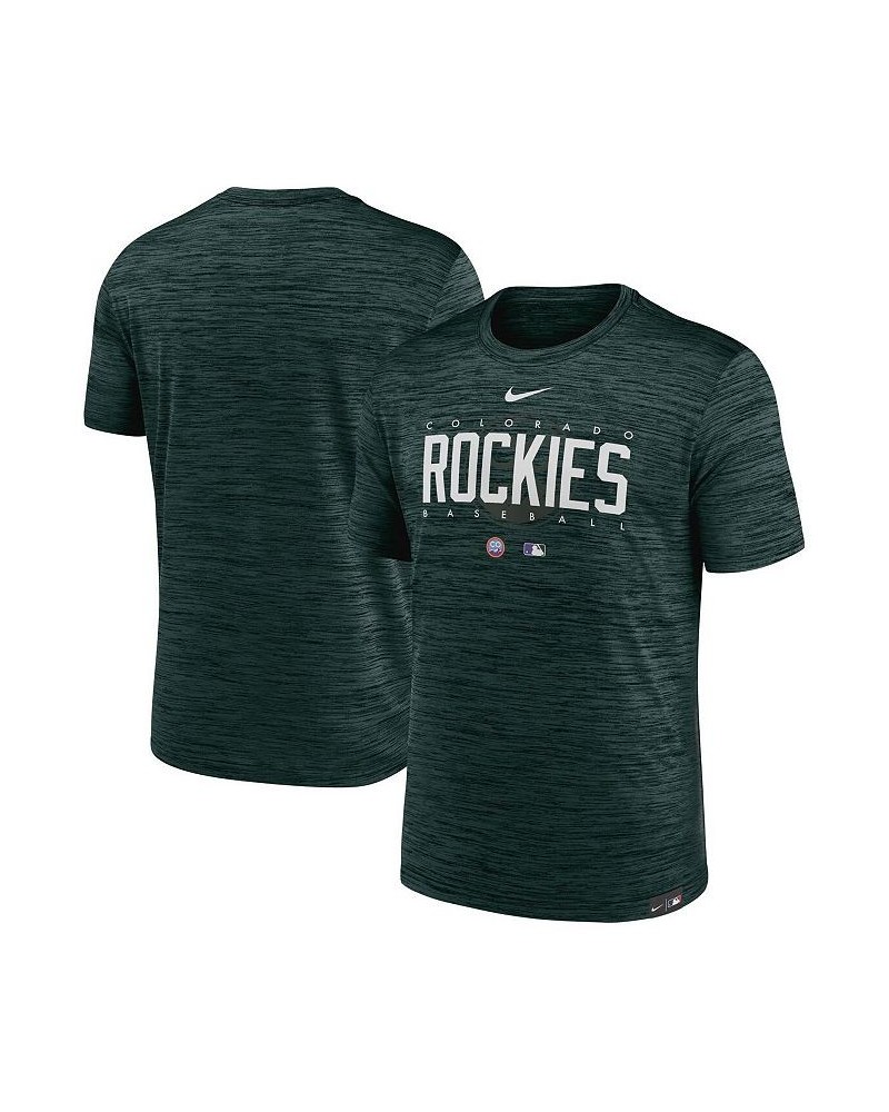 Men's Green Colorado Rockies City Connect Velocity Practice Performance T-shirt $24.50 T-Shirts