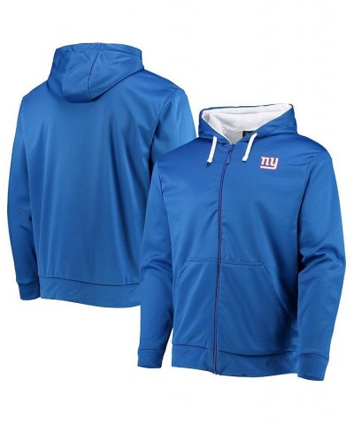 Men's Royal and White New York Giants Apprentice Full-Zip Hoodie $50.00 Sweatshirt