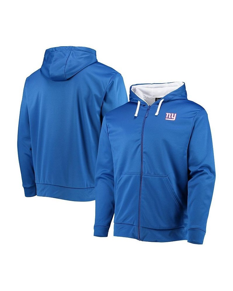 Men's Royal and White New York Giants Apprentice Full-Zip Hoodie $50.00 Sweatshirt