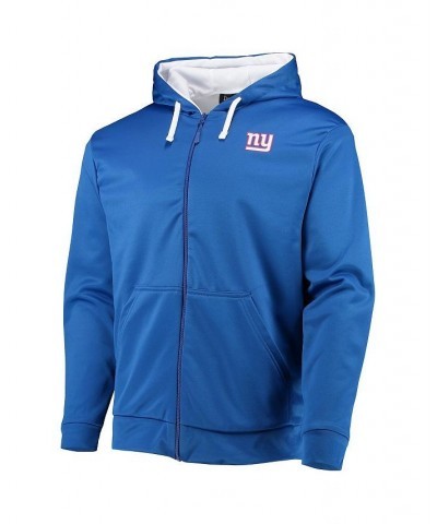 Men's Royal and White New York Giants Apprentice Full-Zip Hoodie $50.00 Sweatshirt