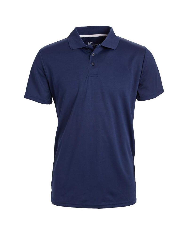 Men's Tagless Dry-Fit Moisture-Wicking Polo Shirt PD05 $14.57 Polo Shirts