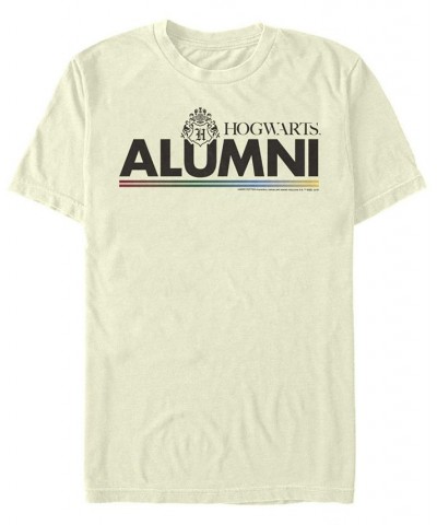 Men's Alumni Hogwarts Short Sleeve Crew T-shirt Tan/Beige $16.45 T-Shirts