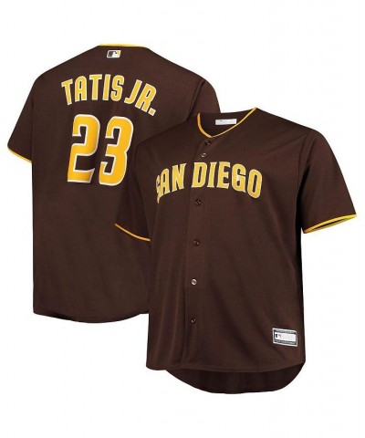 Men's Fernando Tatis Jr. Brown San Diego Padres Big and Tall Replica Player Jersey $52.00 Jersey