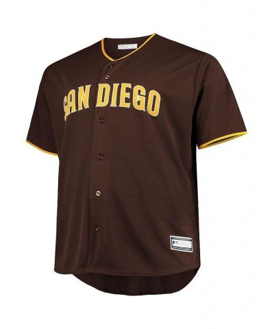 Men's Fernando Tatis Jr. Brown San Diego Padres Big and Tall Replica Player Jersey $52.00 Jersey