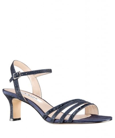 Women's Nelena Evening Sandals Blue $40.59 Shoes