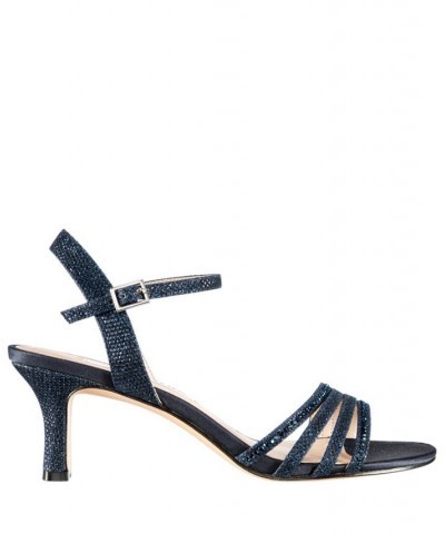 Women's Nelena Evening Sandals Blue $40.59 Shoes