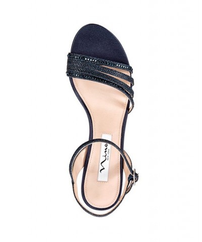 Women's Nelena Evening Sandals Blue $40.59 Shoes