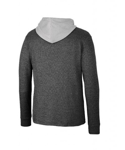 Men's Black Texas Longhorns Ballot Waffle-Knit Thermal Long Sleeve Hoodie T-shirt $34.30 T-Shirts