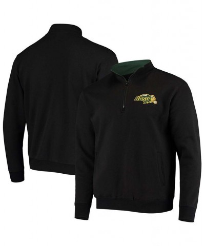 Men's Black NDSU Bison Tortugas Logo Quarter-Zip Jacket $27.60 Sweatshirt