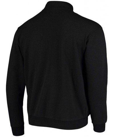 Men's Black NDSU Bison Tortugas Logo Quarter-Zip Jacket $27.60 Sweatshirt