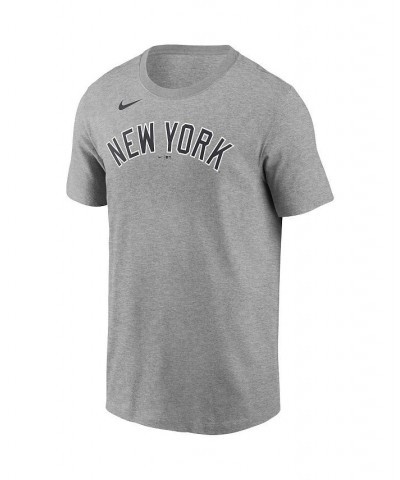 Men's DJ LeMahieu Gray New York Yankees Player Name and Number T-shirt $28.99 T-Shirts