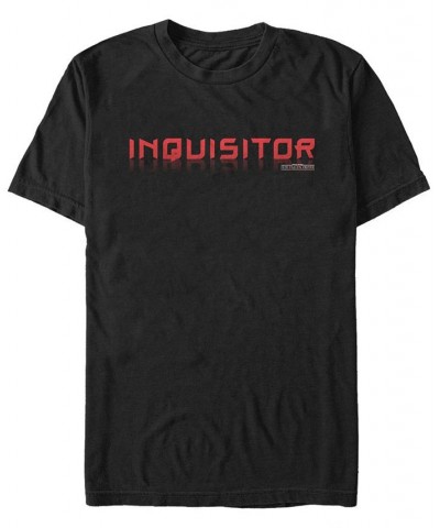 Star Wars Men's Jedi Fallen Order Inquisitor Text T-shirt Black $19.24 T-Shirts