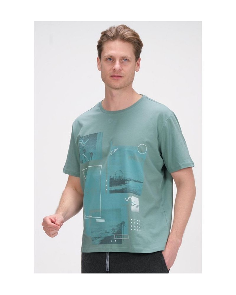 Men's Modern Print Fitted Cali T-shirt PD04 $35.00 T-Shirts