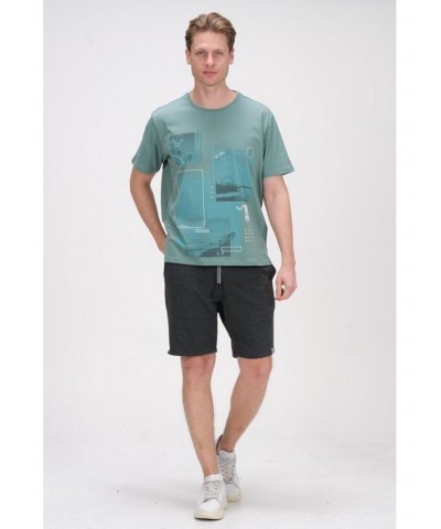 Men's Modern Print Fitted Cali T-shirt PD04 $35.00 T-Shirts