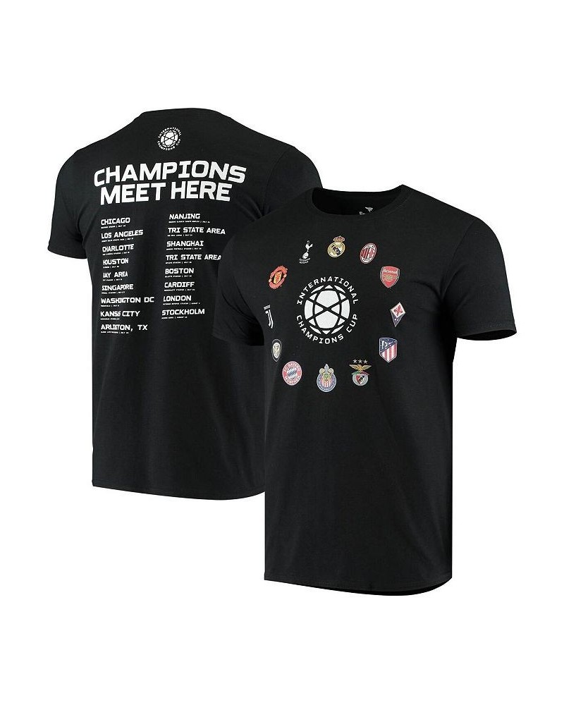 Men's Branded Black International Champions Cup T-Shirt $21.60 T-Shirts