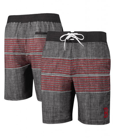 Men's Charcoal Boston Red Sox Horizon Volley Swim Trunks $34.79 Swimsuits