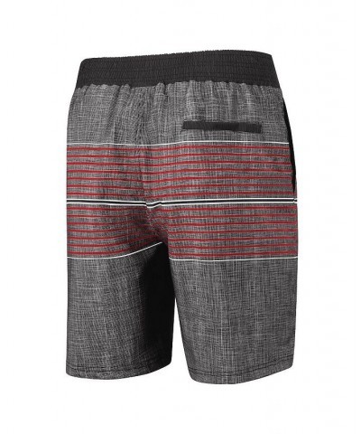 Men's Charcoal Boston Red Sox Horizon Volley Swim Trunks $34.79 Swimsuits