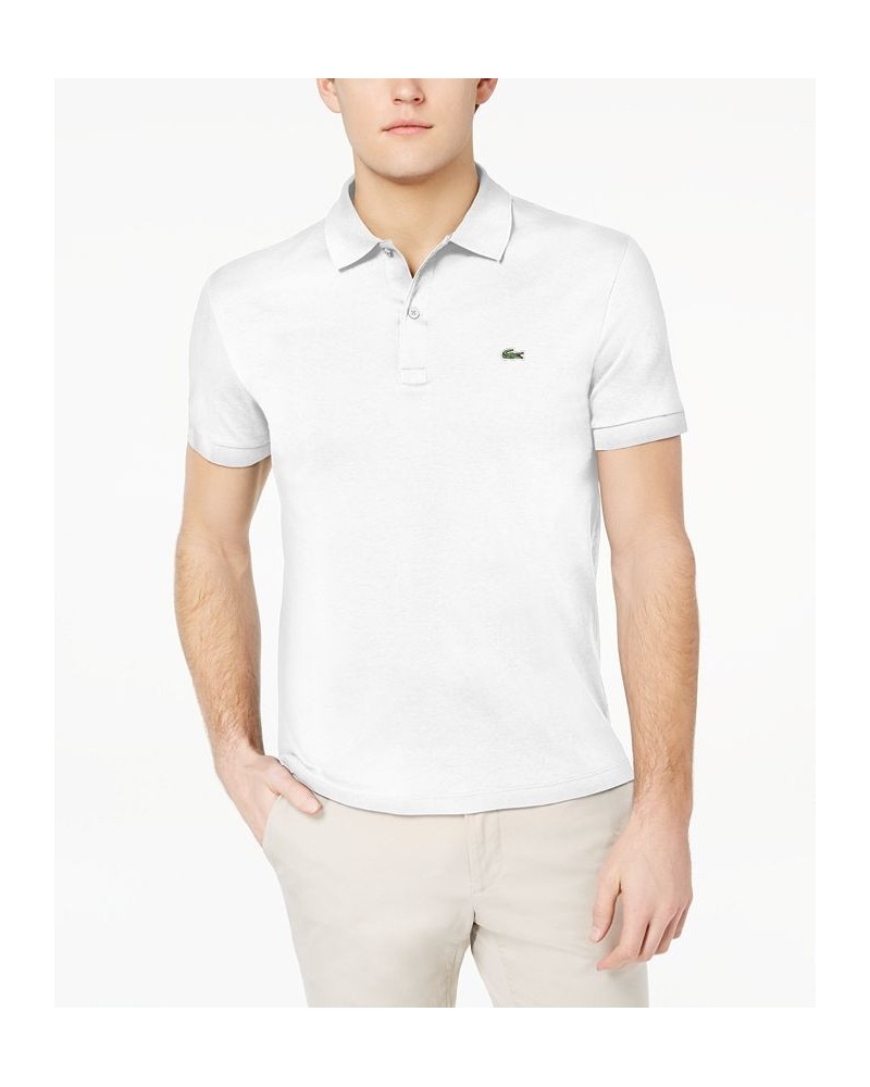 Men’s Regular Fit Soft Touch Short Sleeve Polo White $33.48 Polo Shirts