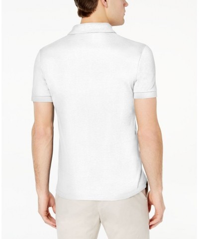 Men’s Regular Fit Soft Touch Short Sleeve Polo White $33.48 Polo Shirts